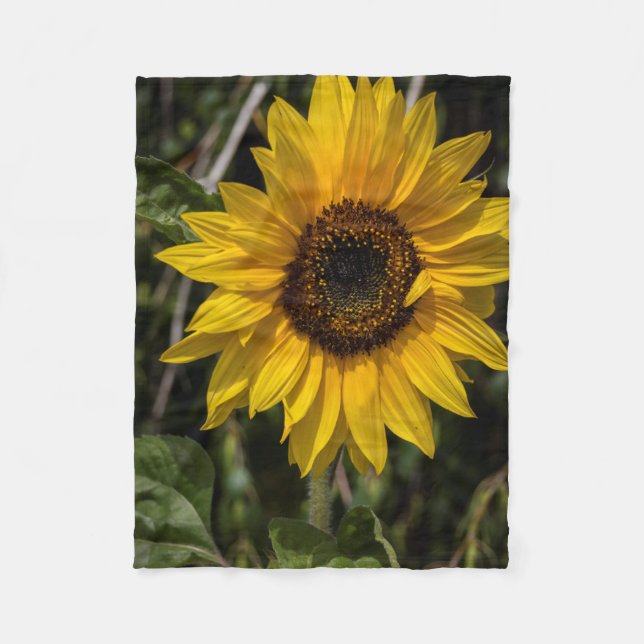 Sunflower Fleece Blanket (Front)