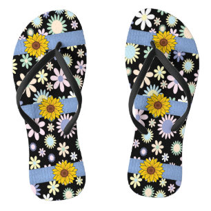 Sunflower Flip Flops