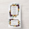 Sunflower Floral Country Rustic Fall Wedding RSVP