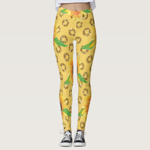 Sunflower Floral Express Leggings