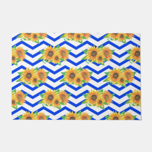Sunflower Floral Gardens Doormat