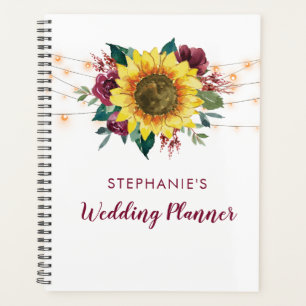 Sunflower Floral Lights Wedding Planner