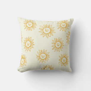 sunflower flower painting cushion pillow