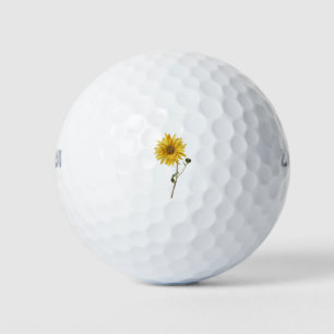 Sunflower Flower Plant Blossom Bloom Golf Balls