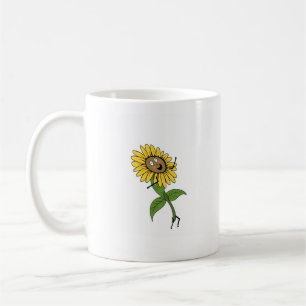 Sunflower, flower theme coffee mug