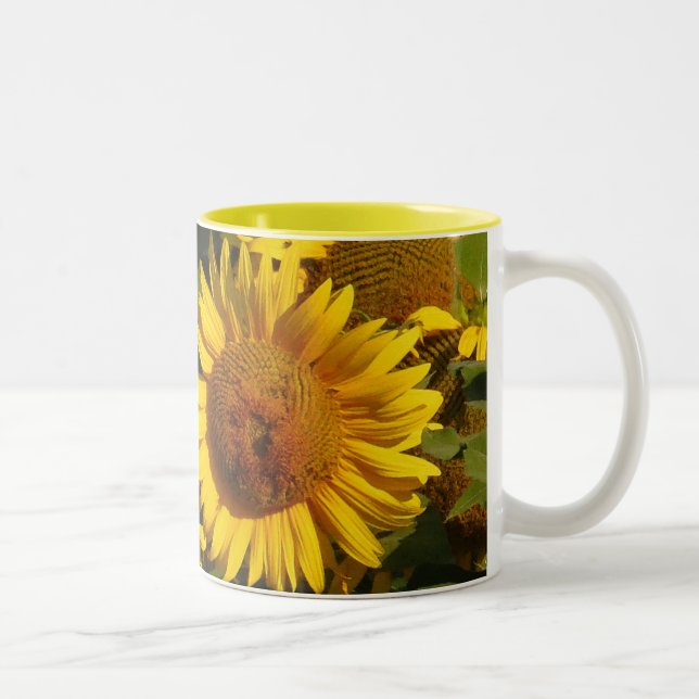 Sunflower Flowers Floral Garden Mug (Right)