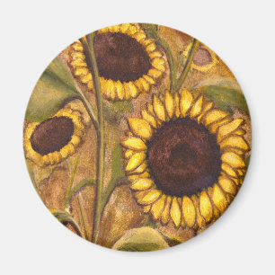 Sunflower Fridge Magnet Cadeaux Jaunes gais