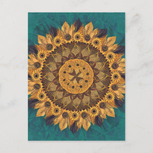 Sunflower Fusion: A Celebration of Diversity Postcard