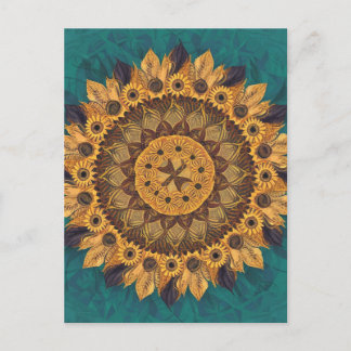 Sunflower Fusion: A Celebration of Diversity Postcard