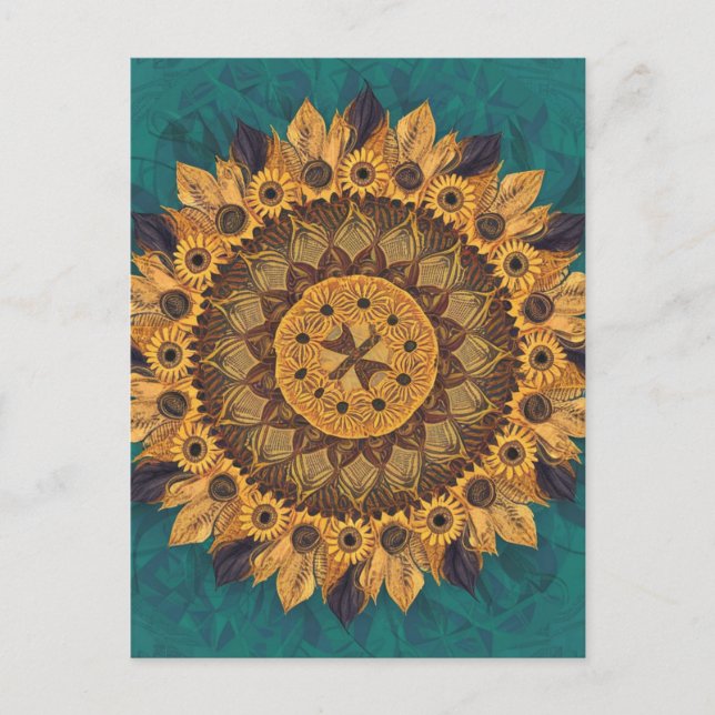 Sunflower Fusion: A Celebration of Diversity Postcard (Front)