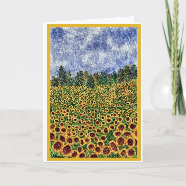 'Sunflower Galaxy' card (Front)