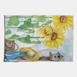 Sunflower Garden Kitchen Towel
