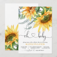 Sunflower Gender Neutral Baby Shower