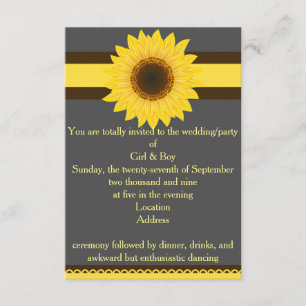 Sunflower General Invitation