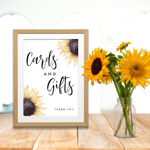 Sunflower Gift and Cards sign