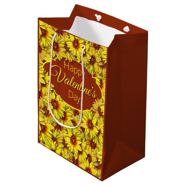 Sunflower Gift Bag (Front Angled)