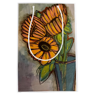 Sunflower gift bag