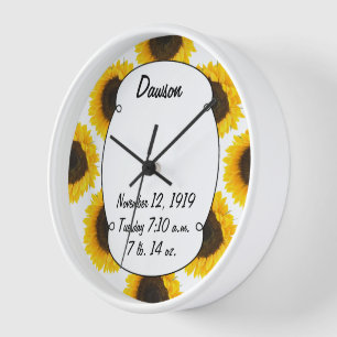 Sunflower Gifts Clock