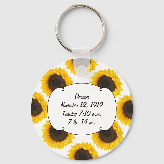 Sunflower Gifts Keychain (Front)