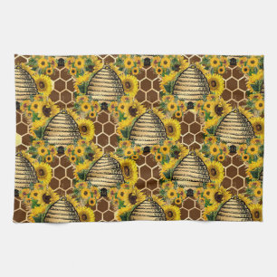 Sunflower Gifts Sunflower Of The Spring Burns Kitchen Towel