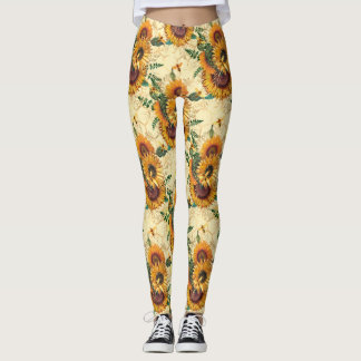 Sunflower Gifts | Sunflower Turn Surrounded Leggings