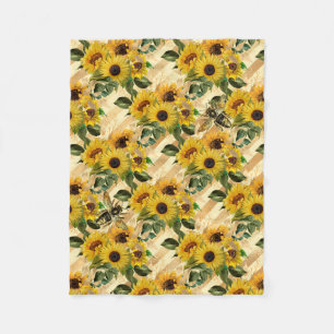 Sunflower Gifts The Sunflower Is A Favorite Emblem Fleece Blanket