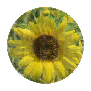 Sunflower Glass Cutting Board