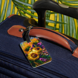 "Sunflower Glow"  Luggage Tag