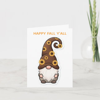 Sunflower Gnome  Card