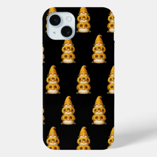 Sunflower Gnome Hidden Smiles Beneath the Golden  iPhone 15 Mini Case