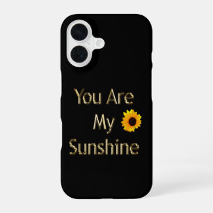 Sunflower Gold You Are My Sunshine,  iPhone 16 Case