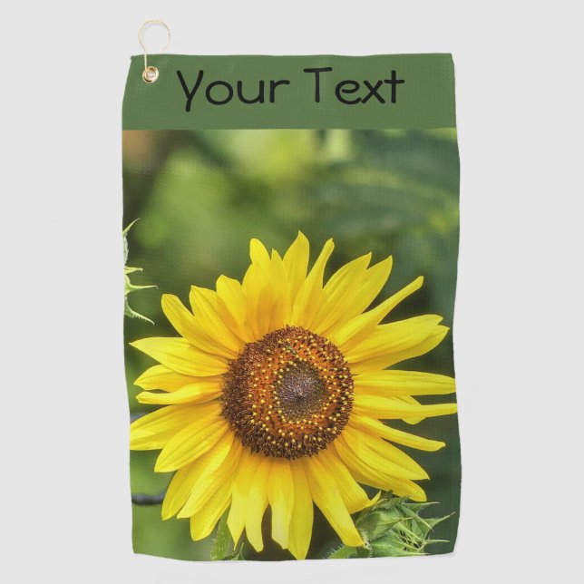 Sunflower Golf Towel (Front)