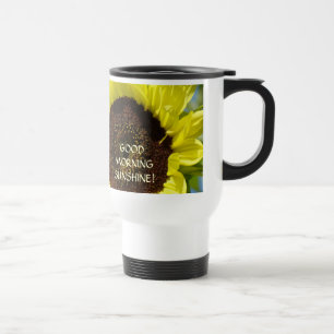 SUNFLOWER Good Morning Sunshine! Coffee Travel Mug