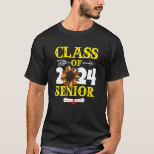Sunflower Graduation Class of 2024 Senior 24 Gradu T-Shirt