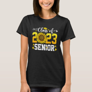 Sunflower Graduation Gift Class of 2023 Senior 23 T-Shirt