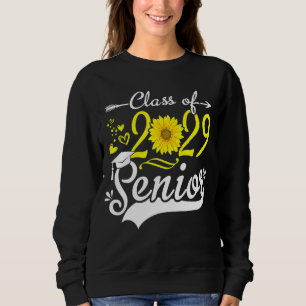 Sunflower Graduation Senior Class of 2029 29 Funny Sweatshirt