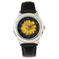 Sunflower Grey Script Numbers Kids Watch