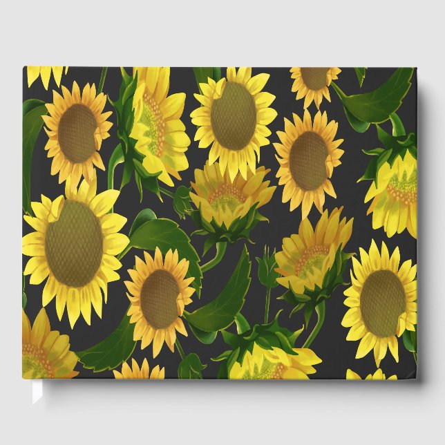 Sunflower Guest Book (Front)
