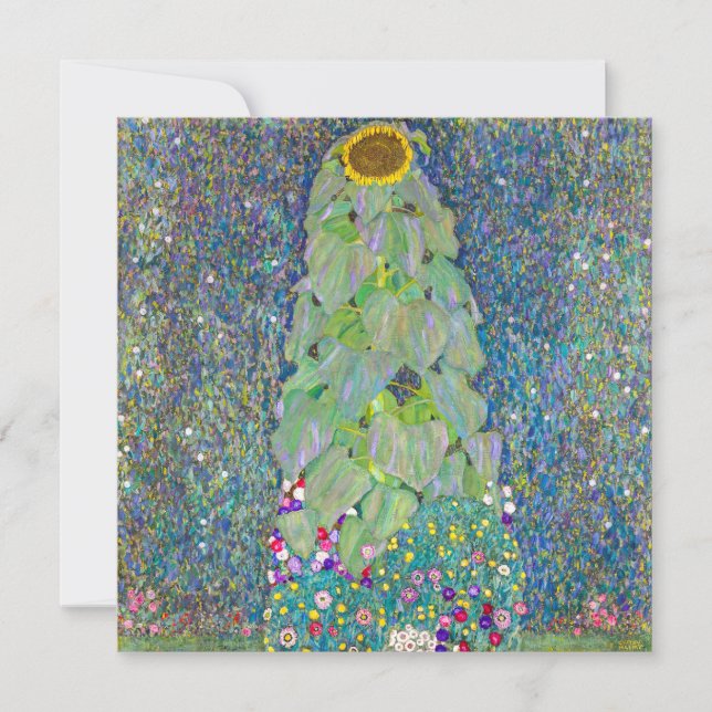 Sunflower | Gustav Klimt | Card (Front)