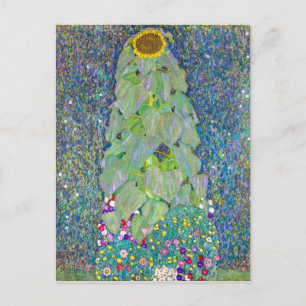 Sunflower Gustav Klimt Postcard