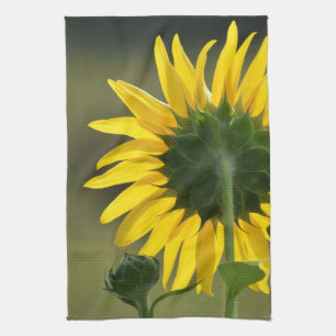 Sunflower Halo Kitchen Towel