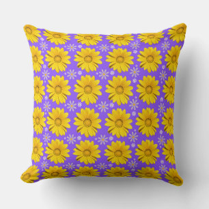Sunflower Harvest Throw Pillow