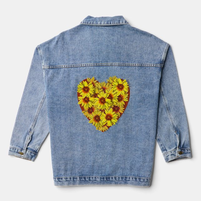 Sunflower Heart Jacket (Back)