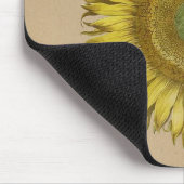Sunflower - Helianthus on sandy background Mouse Pad (Corner)