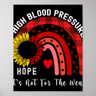 Sunflower High Blood Pressure Awareness Poster