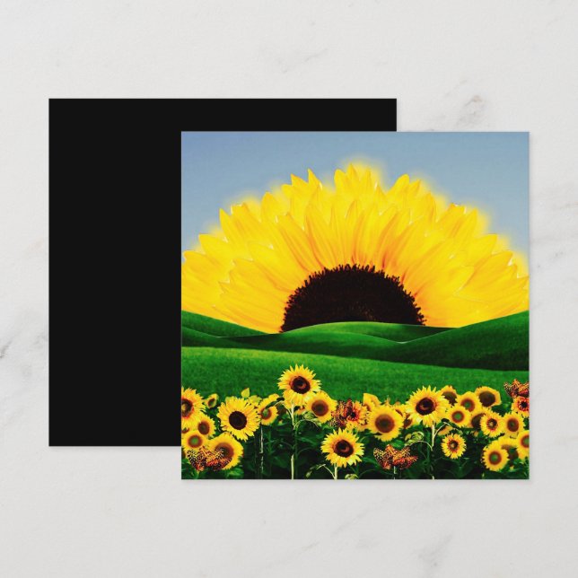 SUNFLOWER HILL HOLIDAY CARD (Front/Back)
