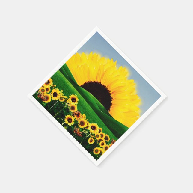 SUNFLOWER HILL NAPKIN (Corner)