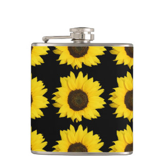 Sunflower Hip Flask