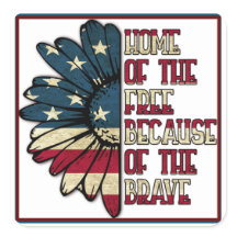 Sunflower Home of the Free Quote