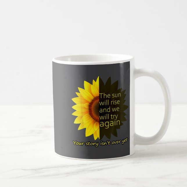 Sunflower Hope  Coffee Mug (Right)